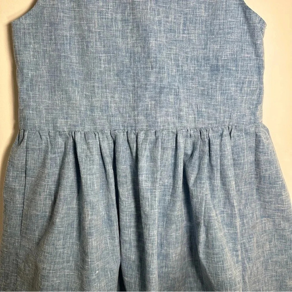 Handmade Girls Jumper Dress Blue Youth Small/Medium - Picture 3 of 6